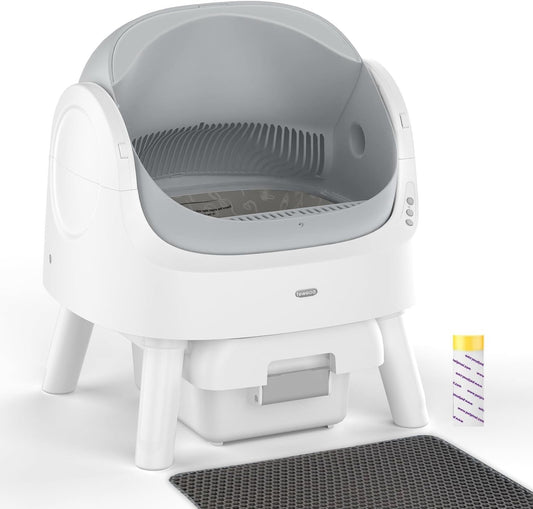 Autoscooper 11 Self Cleaning Cat Litter Box, Automatic Cat Litter Box for Multip